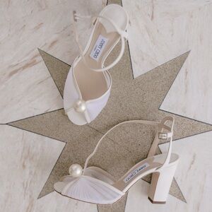 Jimmy Choo Women's Sacaria 85 High Block Heel Sandals